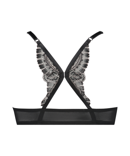 Coco Padded Push-Up Underwired Bra, Black