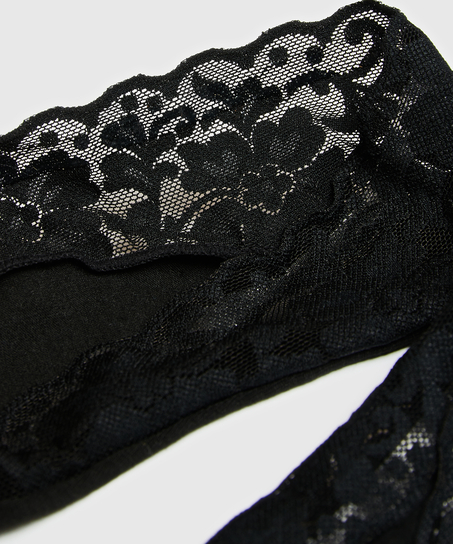 2 pairs Lasercut Footsies, Black