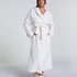 Waffle Bathrobe, White