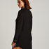 Essential Jersey Shirtdress, Black