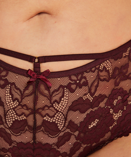 Jolie Curvy thong boxer, Red