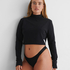 Crop top Lia HKM x NA-KD, Black