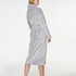 Fleece Bathrobe Short, Grey