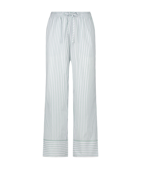 Stripy Pyjama Pants, Green