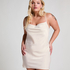 Slipdress Satin Minimal, White
