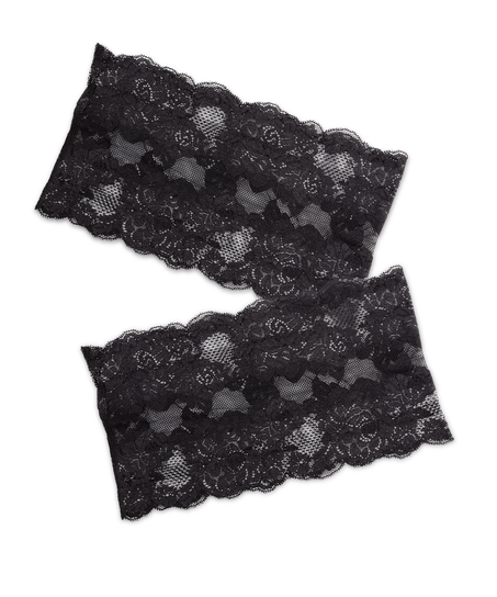 Lace Thigh Bands, Black