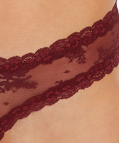 V-shape Mesh Brazilian, Red