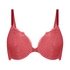Marine Padded Underwired Push-Up Bra, Red