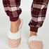 Knitted slippers, Pink
