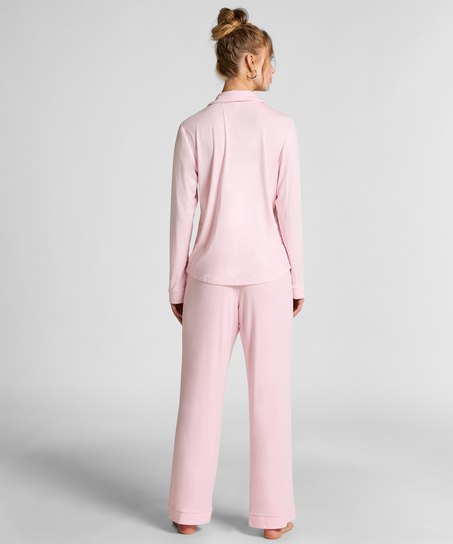 Essential Jersey Long-Sleeved Jacket, Pink