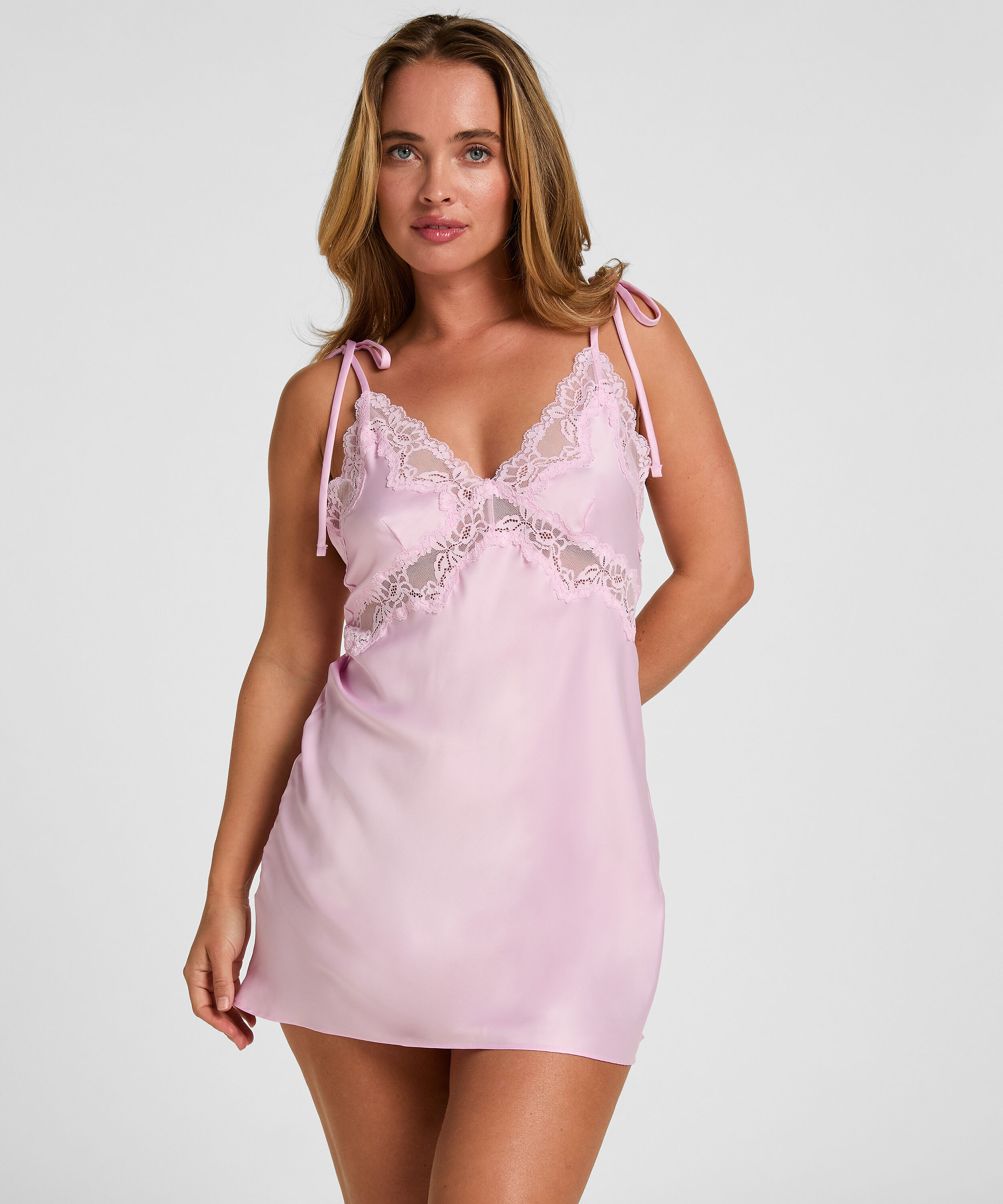 Slipdress Camelia, Pink Slipdress Camelia, Pink