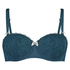 Padded Strapless Underwired Bra Maya, Blue