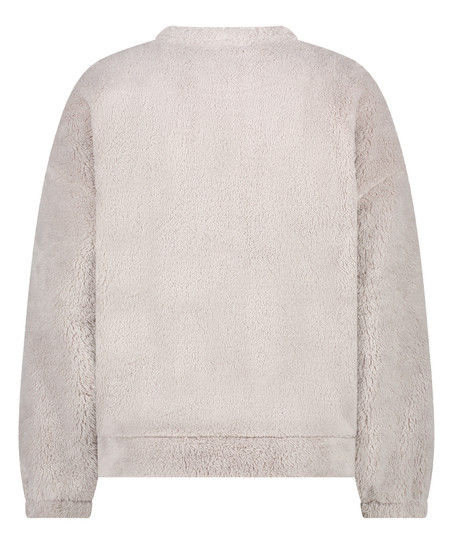 Fleece Snuggle Top, Grey