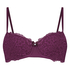 Marine Padded Underwired Bra, Purple