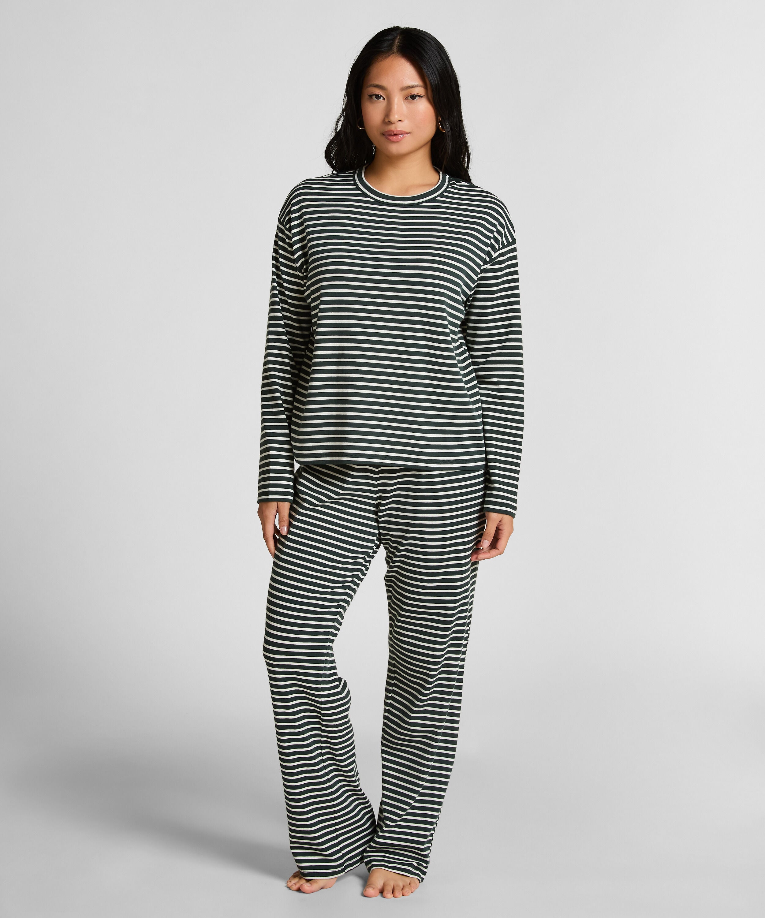 Pyjamaset Cotton Jersey, Green