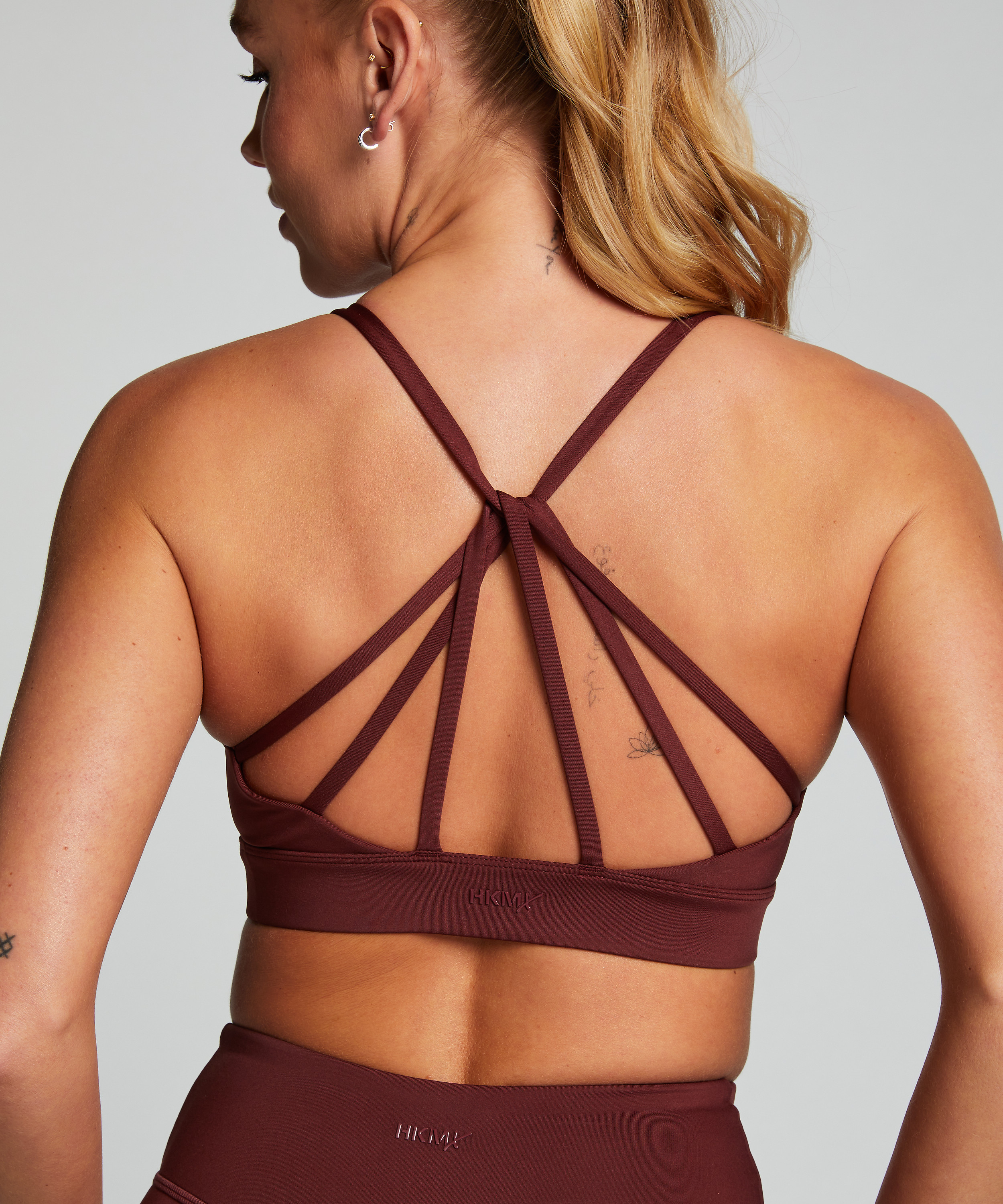 HKMX Sports Bra Level 1, Red, main