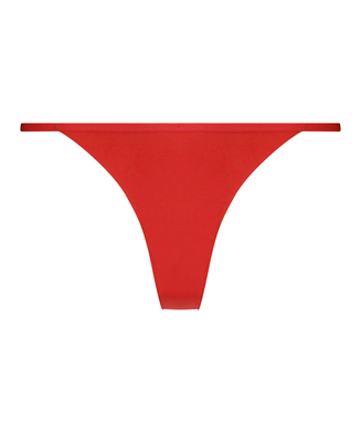 Invisible Stripe Mesh Thong, Red