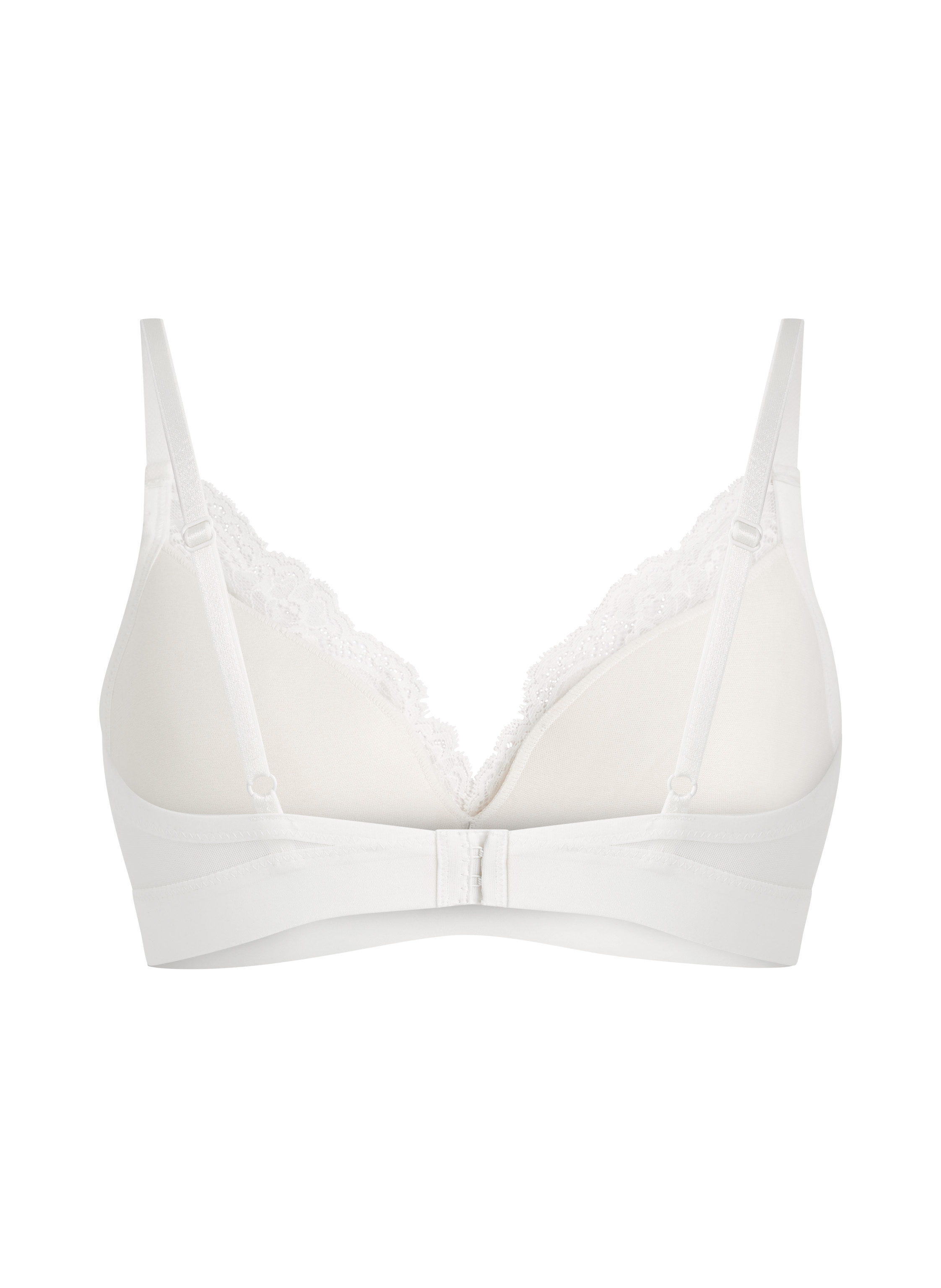 Sophie Padded Non-wired Bra, White, main