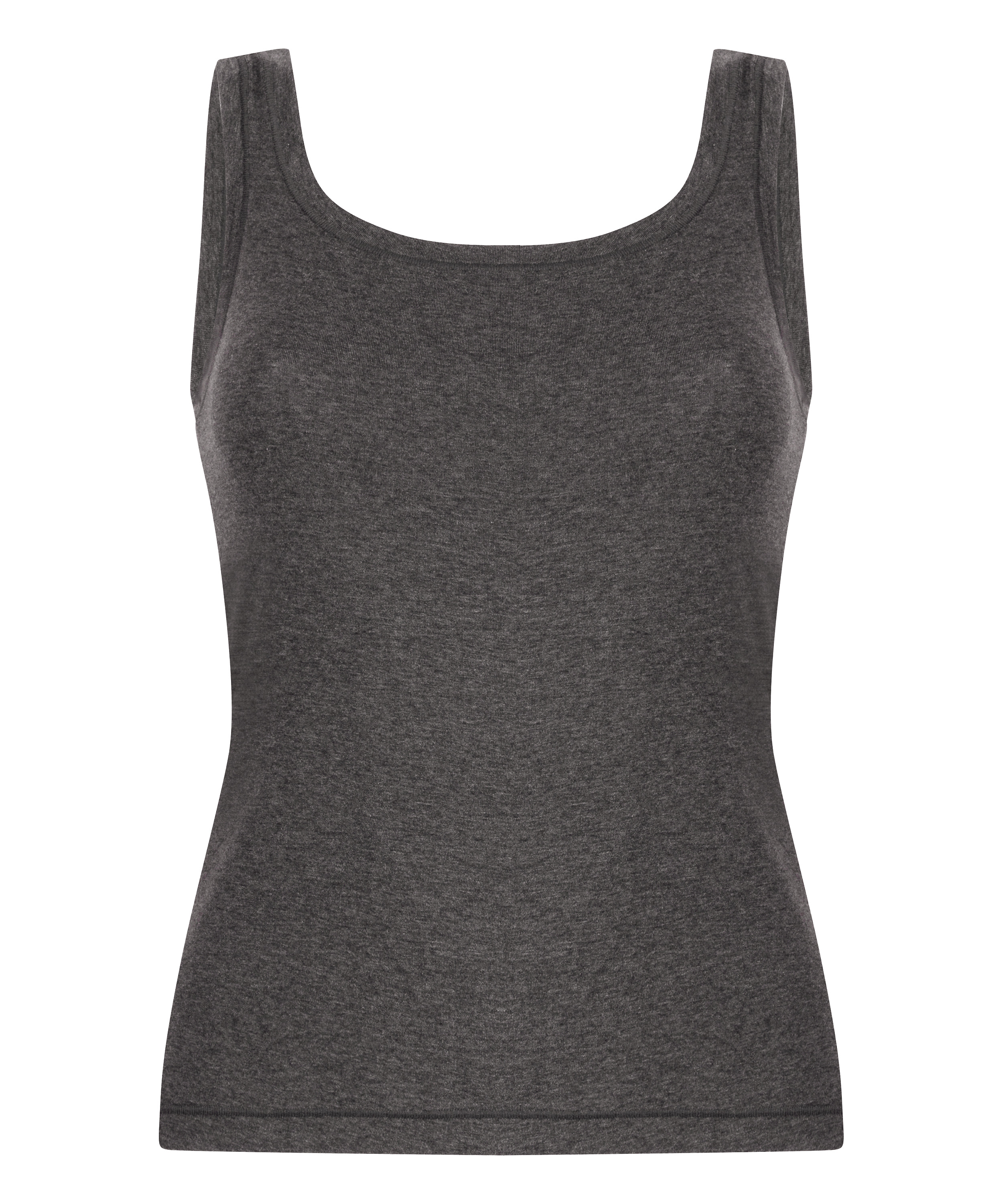 Singlet Tanktop Soft Cotton, Grey, main