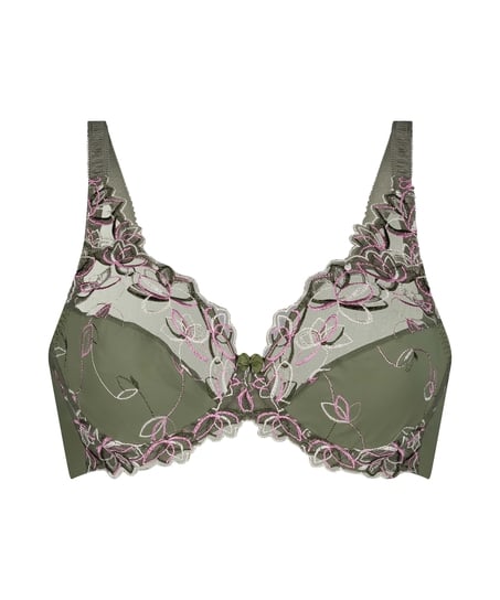 Diva Non-Padded Underwired Bra, Green