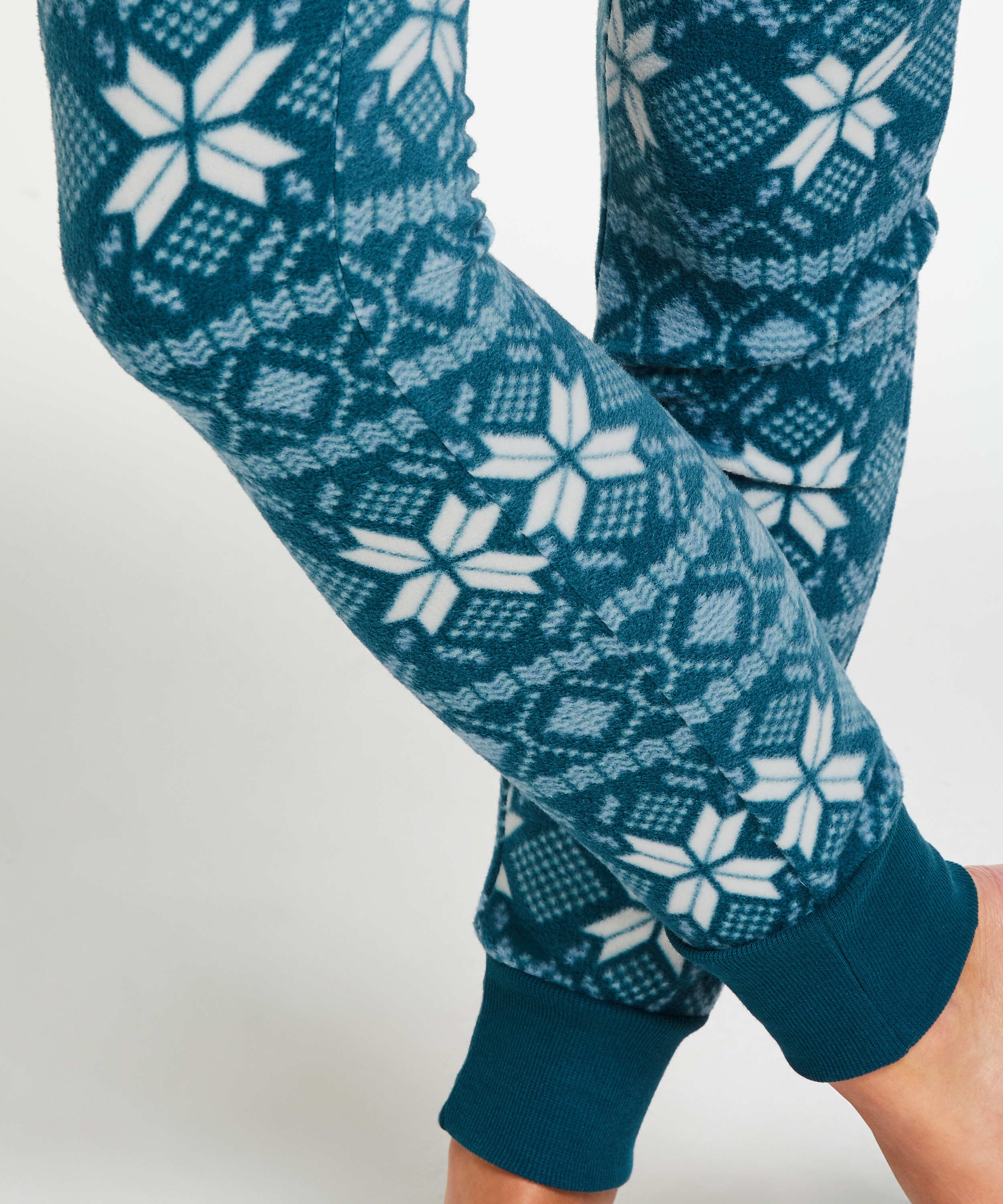 Micro Fleece Leggings, Blue, main