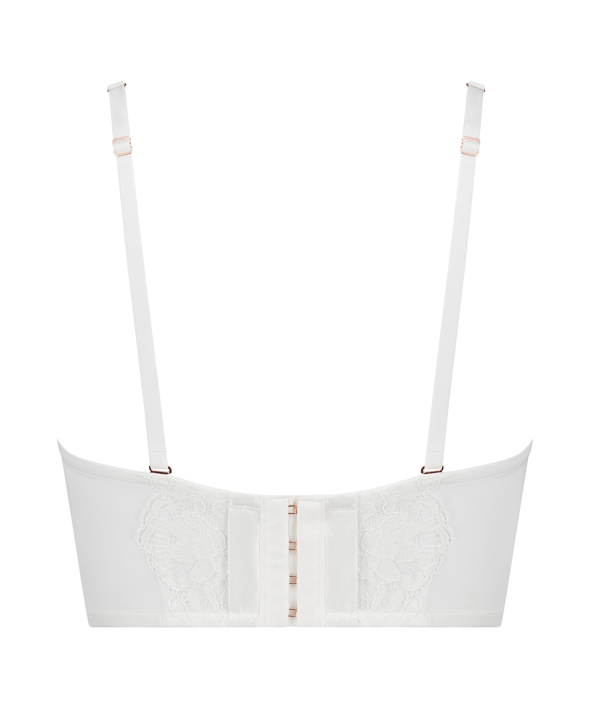 Jamie Padded Underwired Strapless Bra, White, main