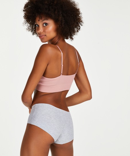 Invisible cotton boxers, Grey