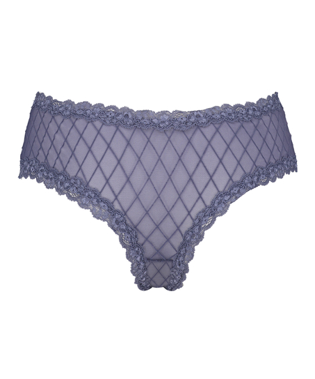 V-shape Mesh Brazilian, Blue