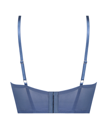 Lotta Padded Push-Up Longline Underwired Bra, Blue