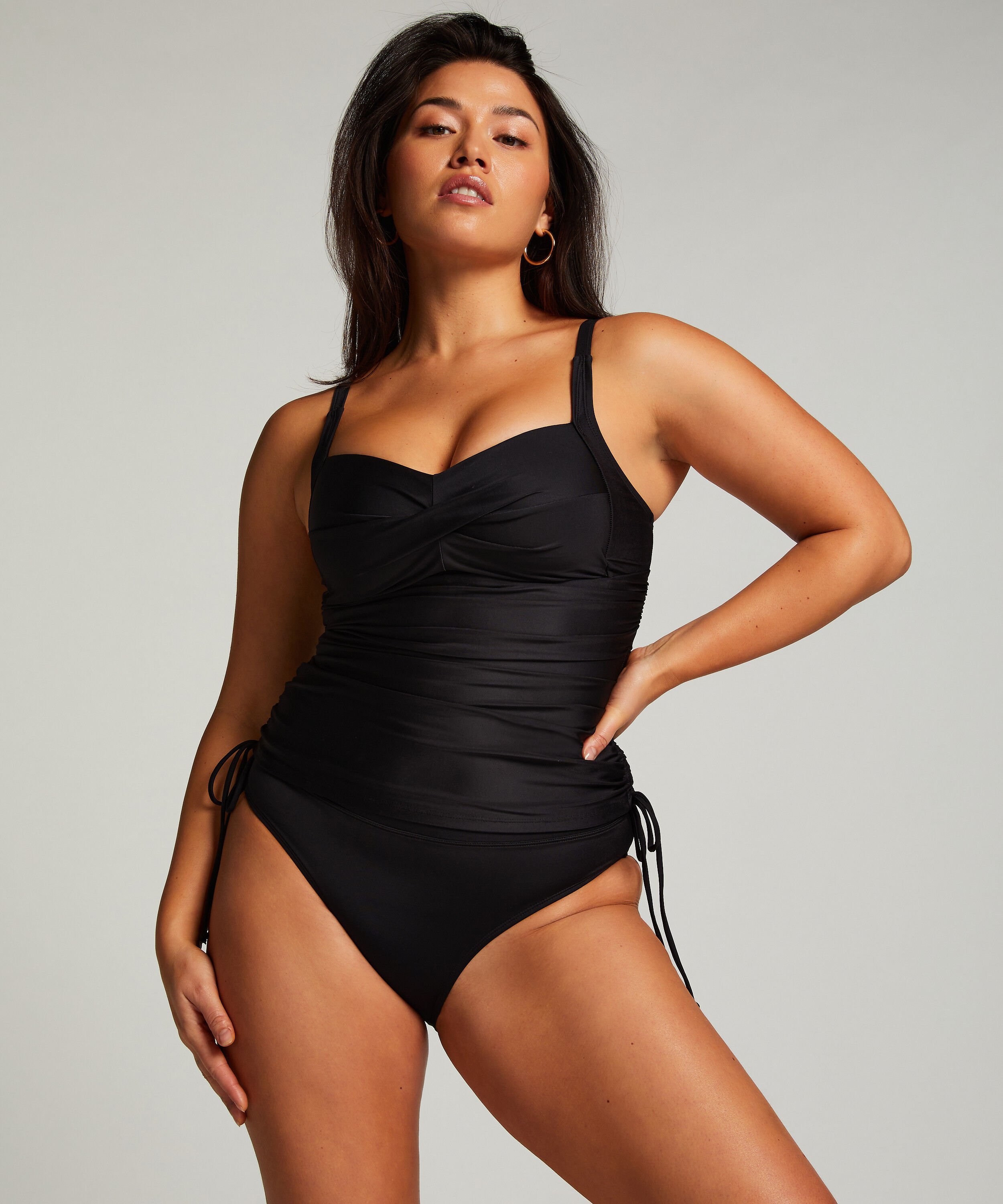 Luxe Shaping Tankini, Black Luxe Shaping Tankini, Black
