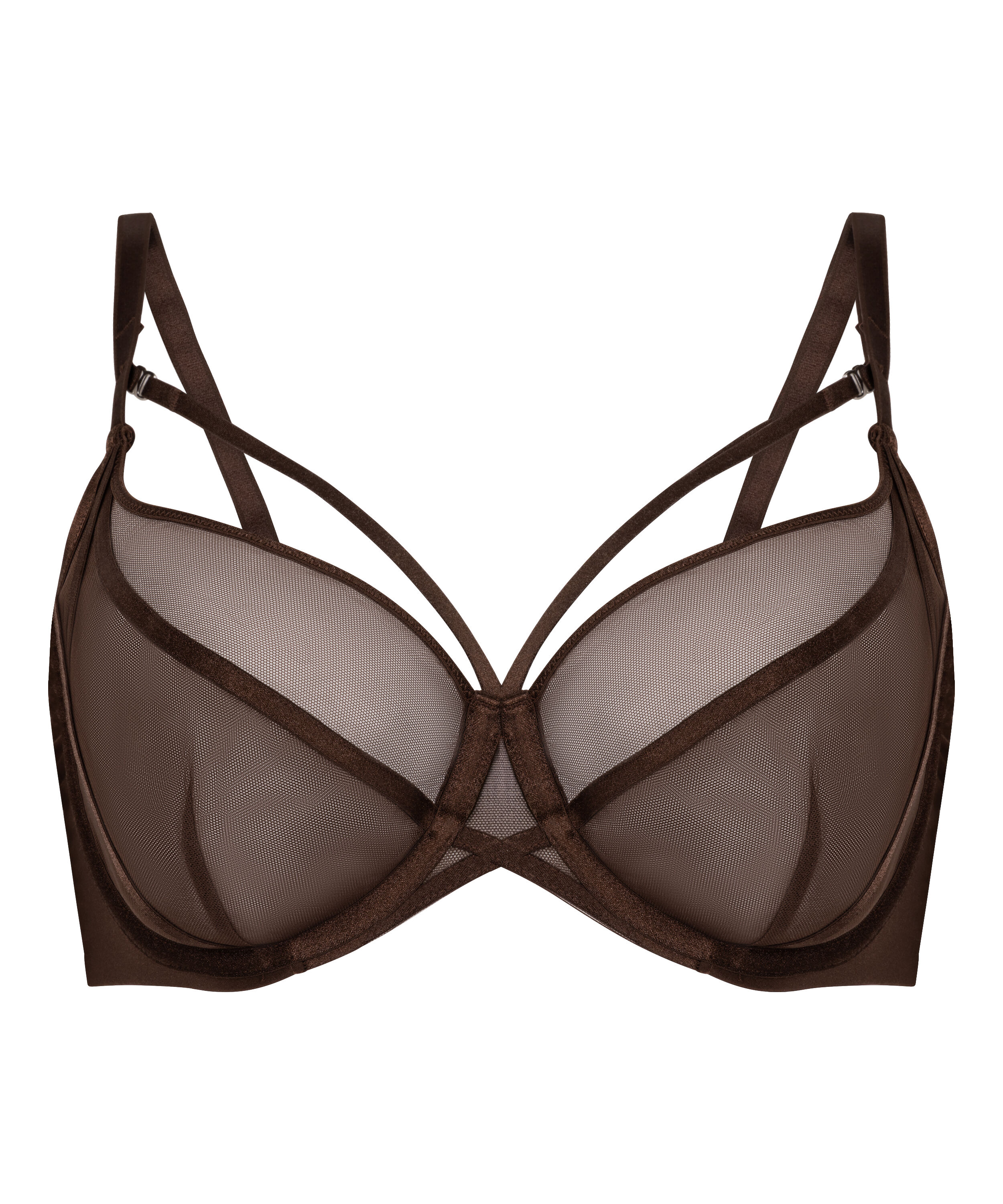 Rianne Non-Padded Wired Bra, Brown