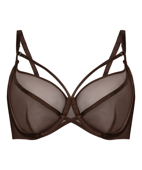 Rianne Non-Padded Wired Bra, Brown