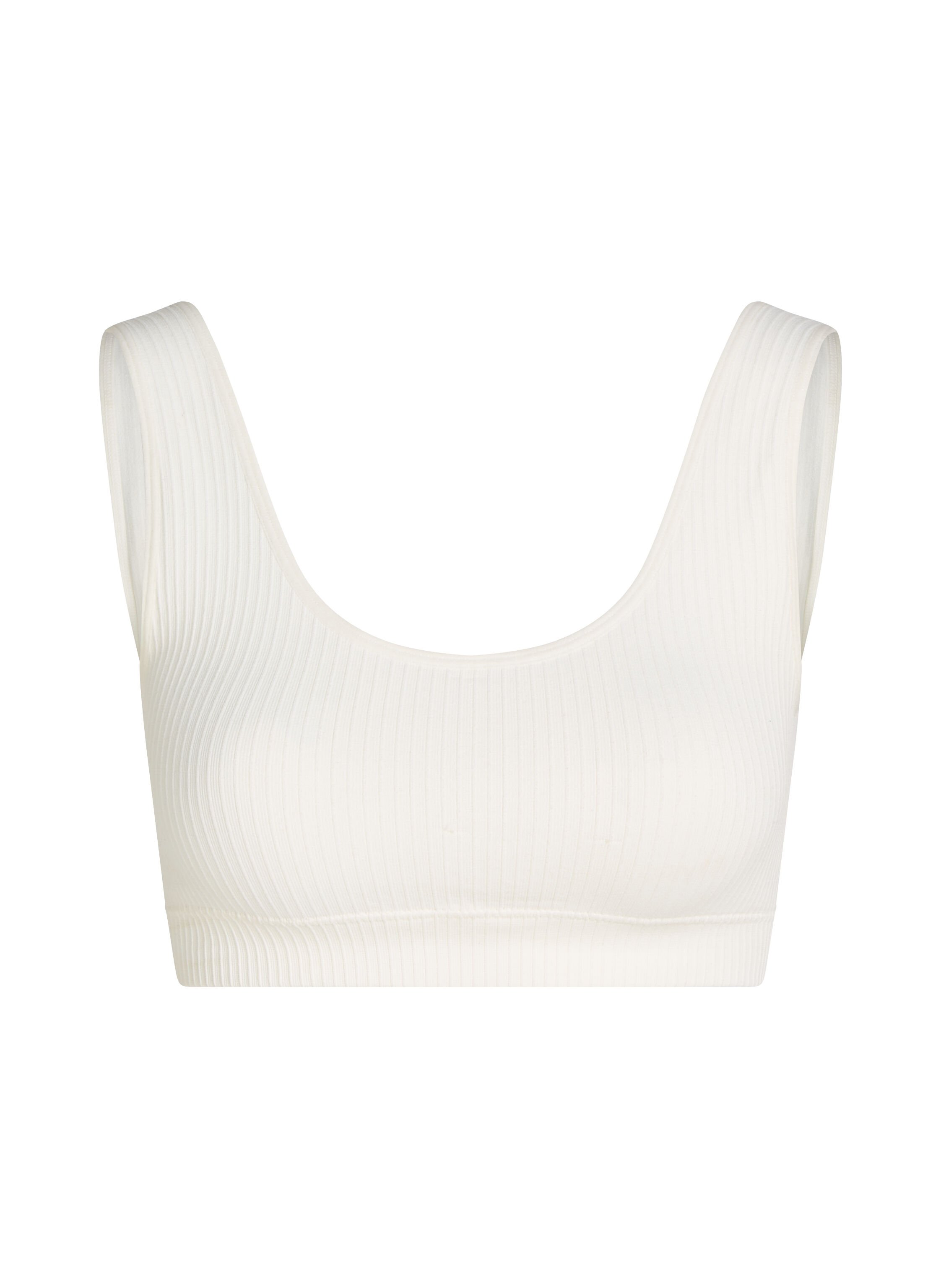 Dianne Scoop Bralette, White