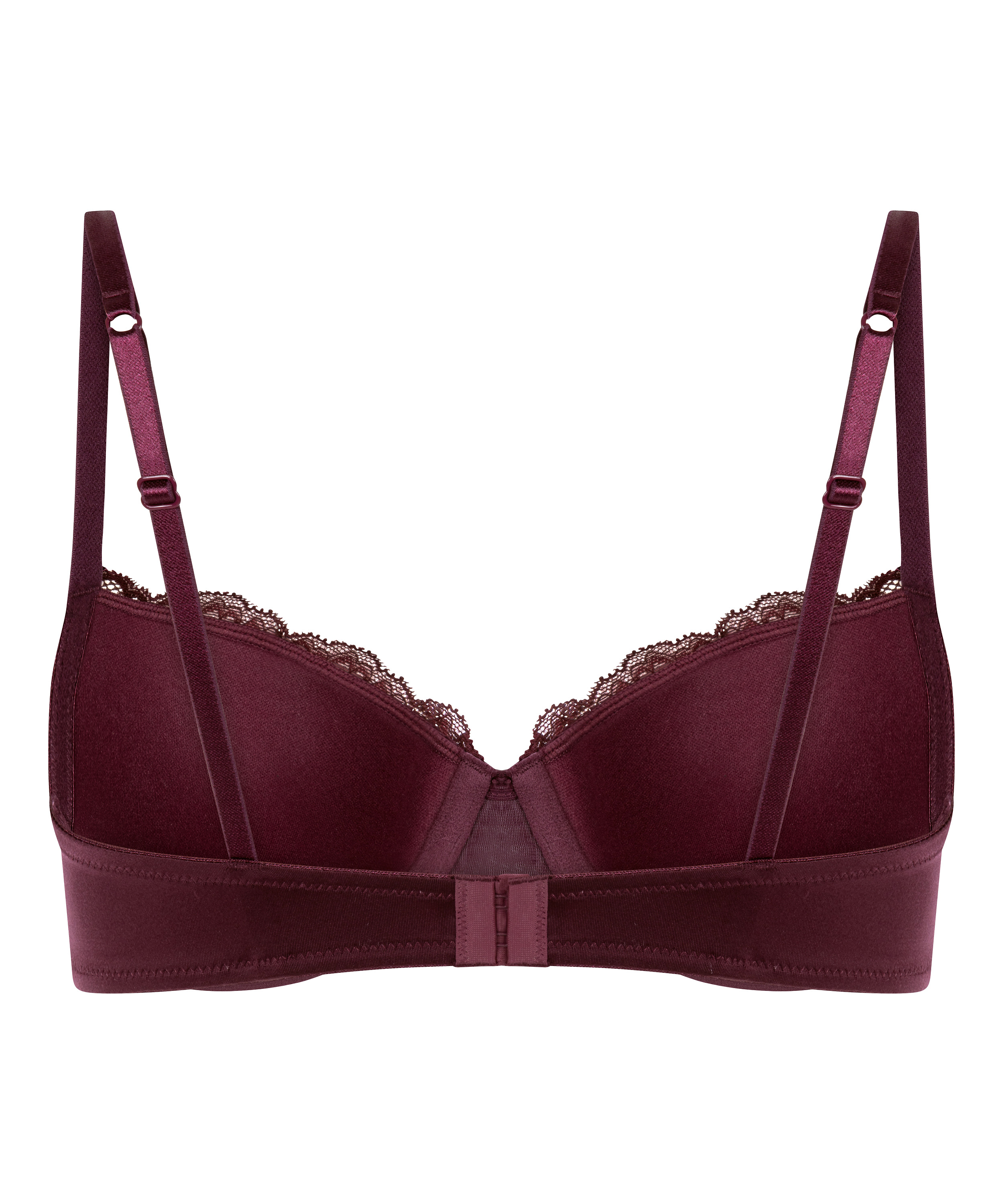 Lace & Shine Padded Underwired Bra, Purple, main