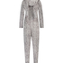 Flannel Fleece Onesie, Grey