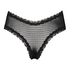 V-shape Mesh Brazilian, Black