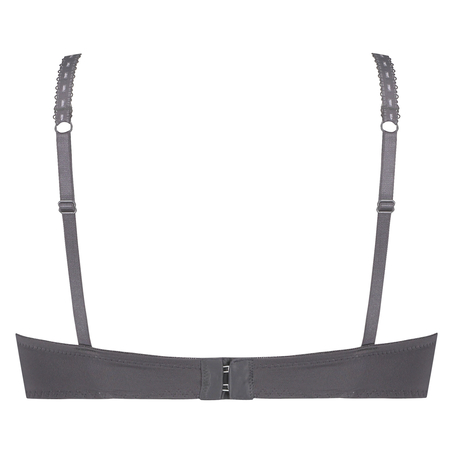 Theresa Padded Underwired Push-Up Bra, Grey