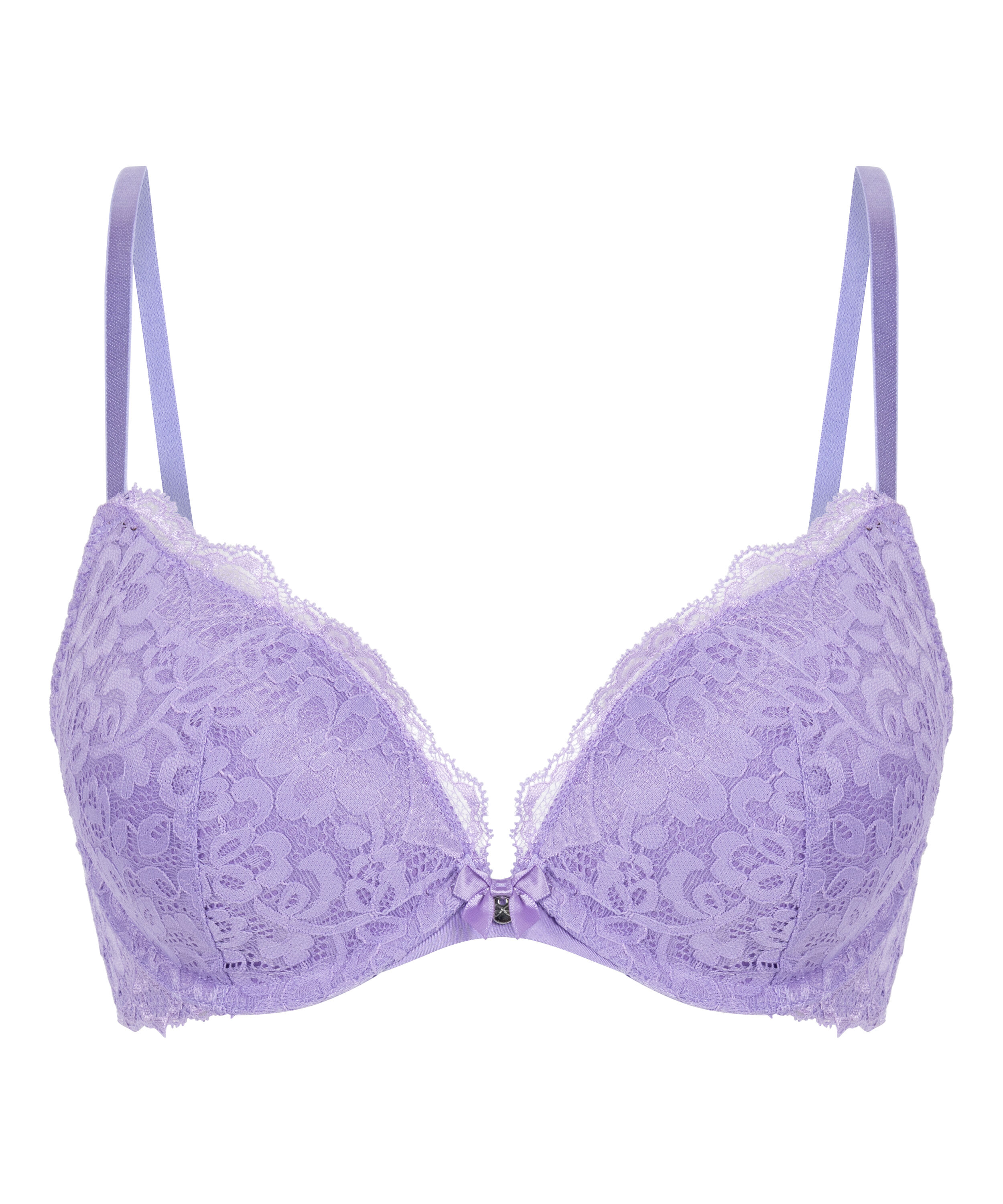 Marine Padded Underwired Push-Up Bra, Purple