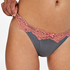 Secret Lace Thong, Grey