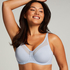 Nina Non-Padded Underwired Minimizer Bra, Blue
