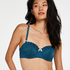Padded Strapless Underwired Bra Maya, Blue