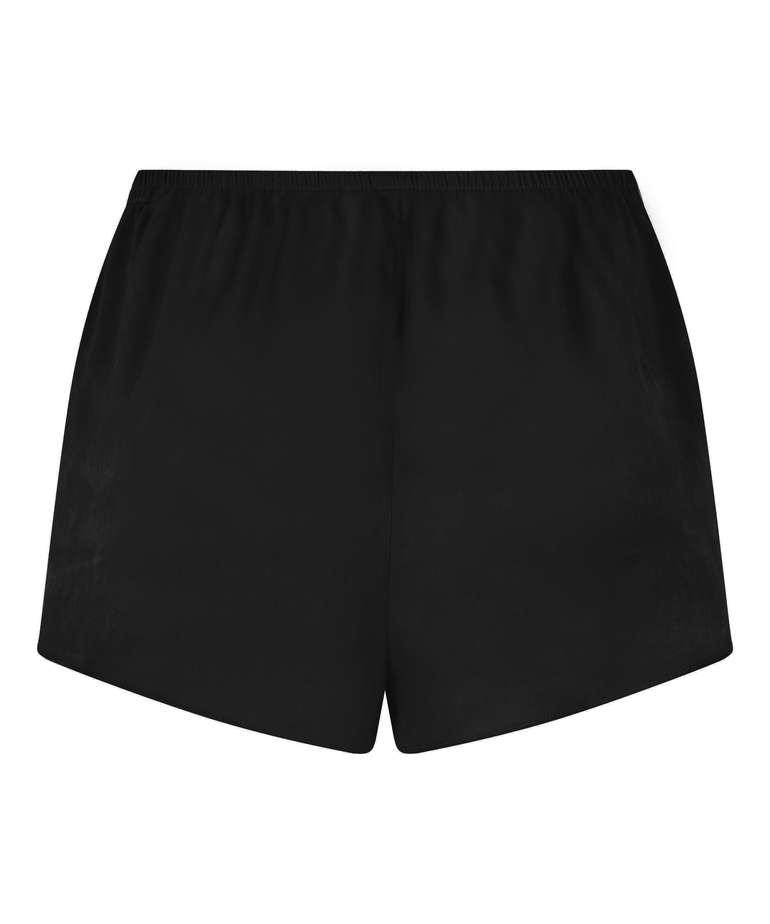 Short Satin Minimal, Black, main