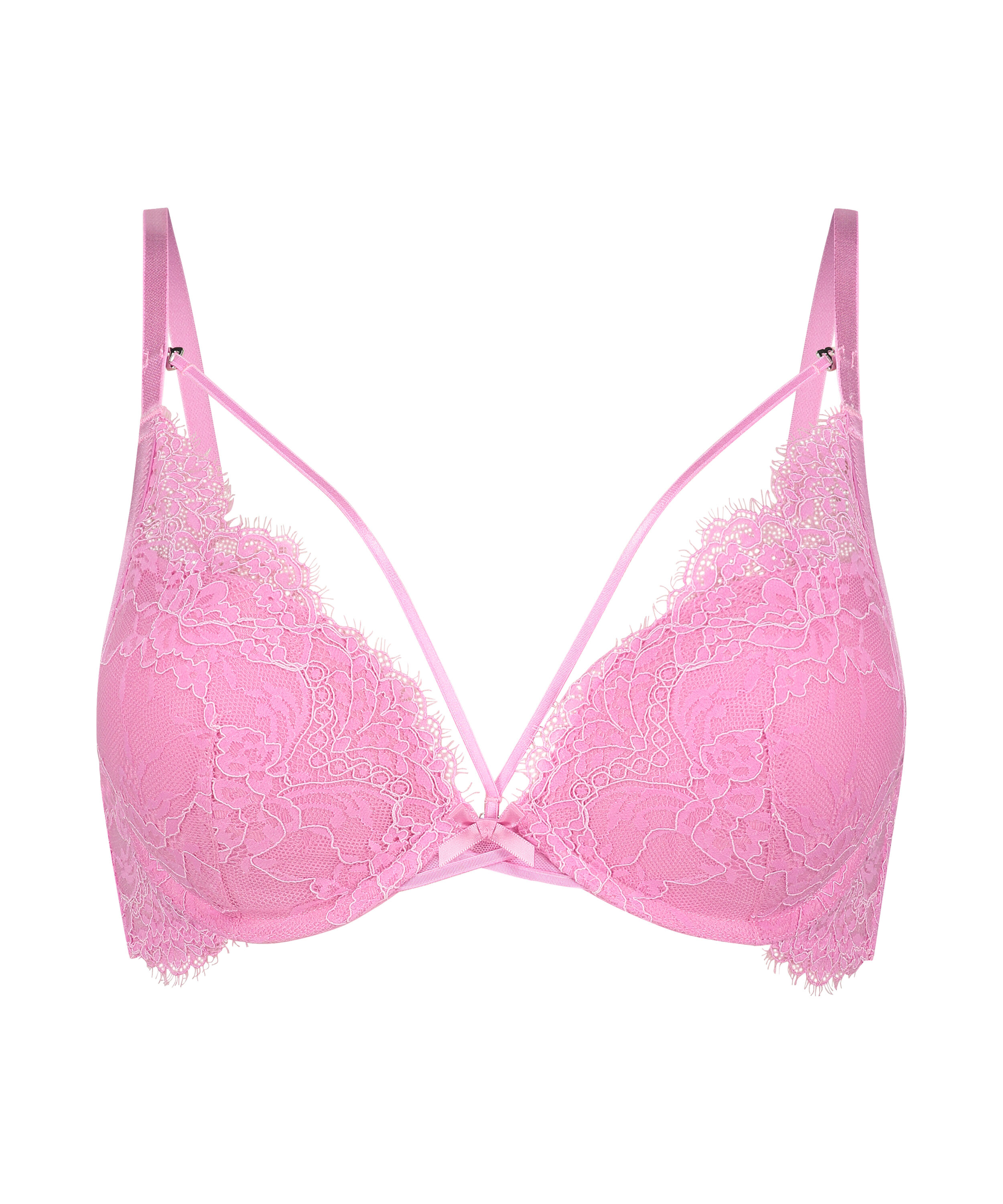 Arabella Padded Underwired Maximiser Bra, Pink