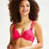 Luxe padded push-up bikini top Cup A - E, Pink