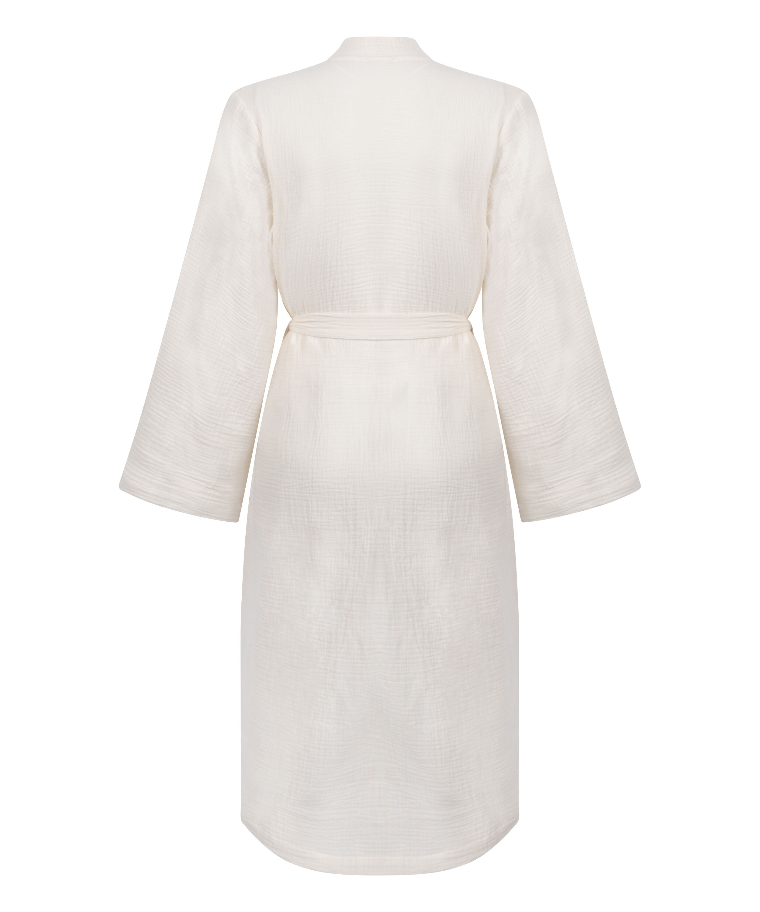 Muslin Robe Long - White - Bathrobes and Dressing Gowns - Hunkemöller