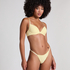 Pointelle Thong, Yellow