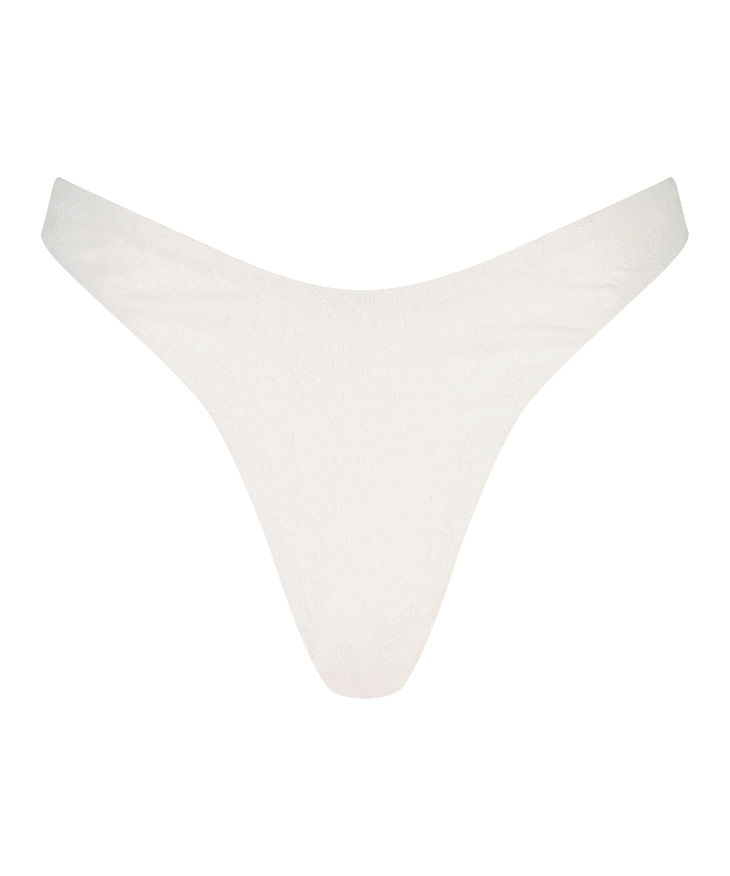 Sri Lanka High Leg Bikini Bottoms, White, main