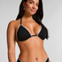 Kenya Triangle Bikini Top, Black