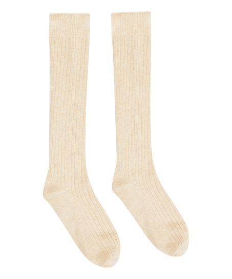 Socks with Cashmere, White