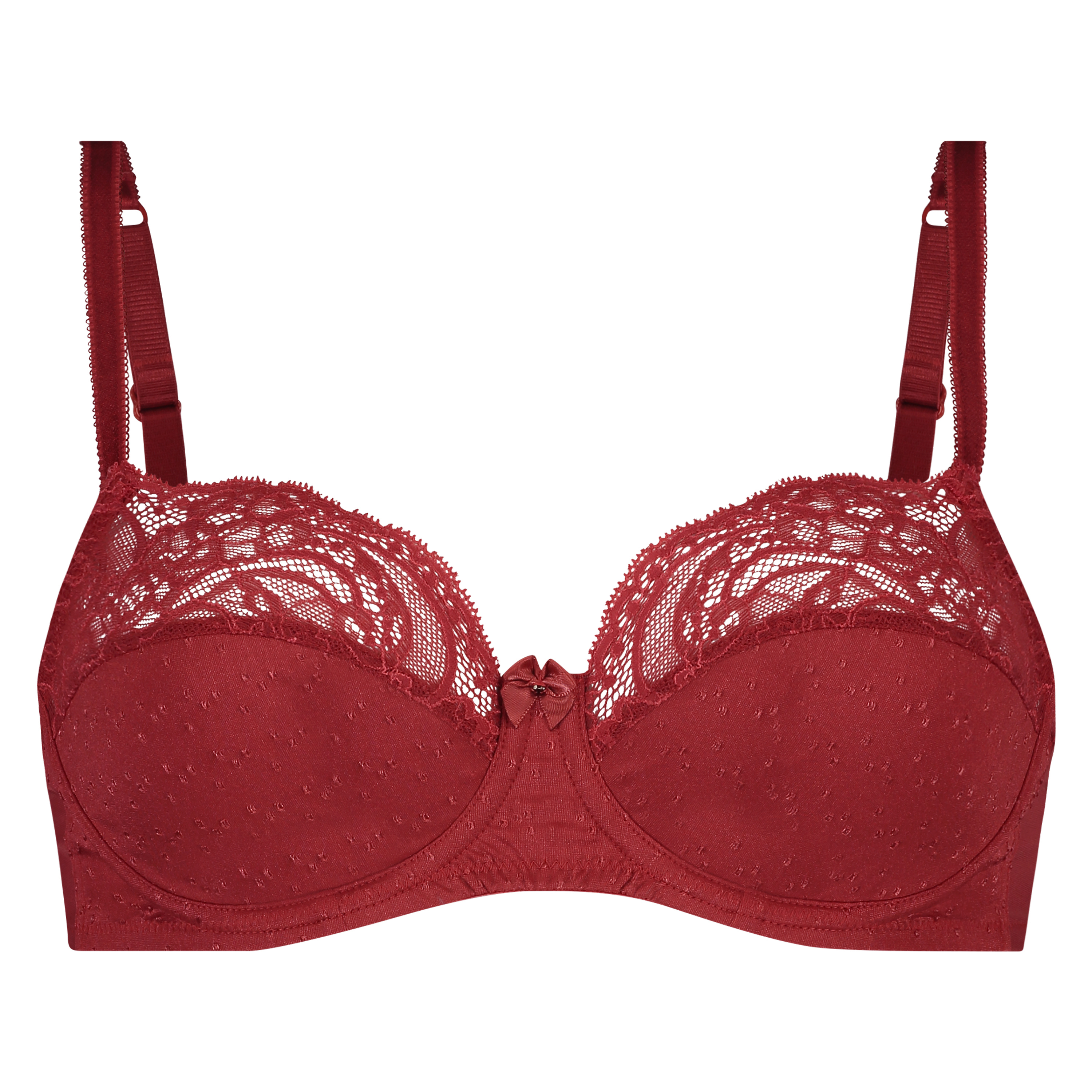 Sophie Non-Padded Underwired Bra, Red, main